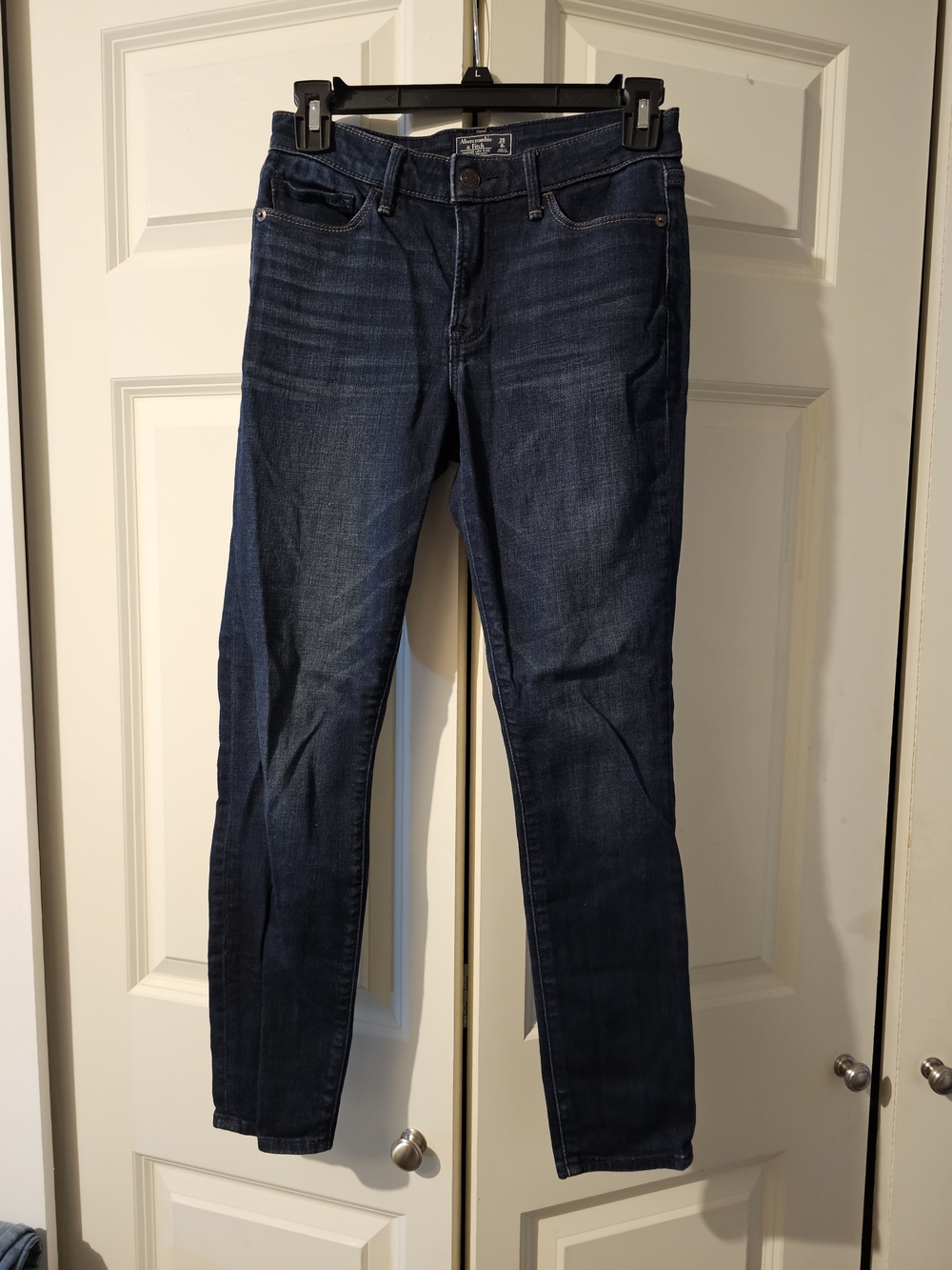Abercrombie & Fitch Dark Indigo Skinny Jeans